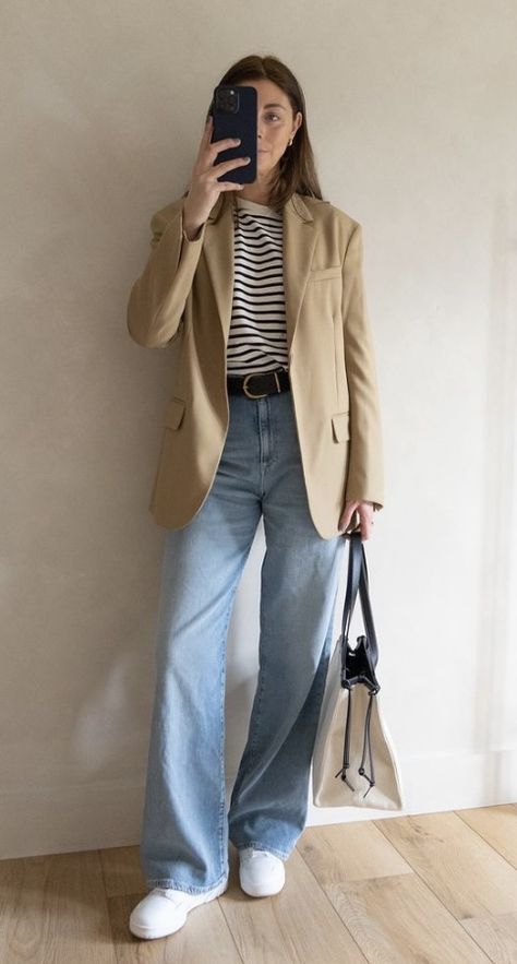 Casual Work Outfits Women, Casual Day Outfits, Classy Work Outfits, Stylish Work Outfits, Causual Outfits, Casual Chic Outfit, Casual Work Outfits, Moda Vintage, Blazer Outfits