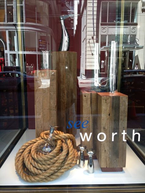 Nautical Window Display, Nautical Window, Vintage Shop Display, Summer Window Display, Window Shopper, Summer Window, Museum Gift Shop, Store Window Display, Store Window Displays