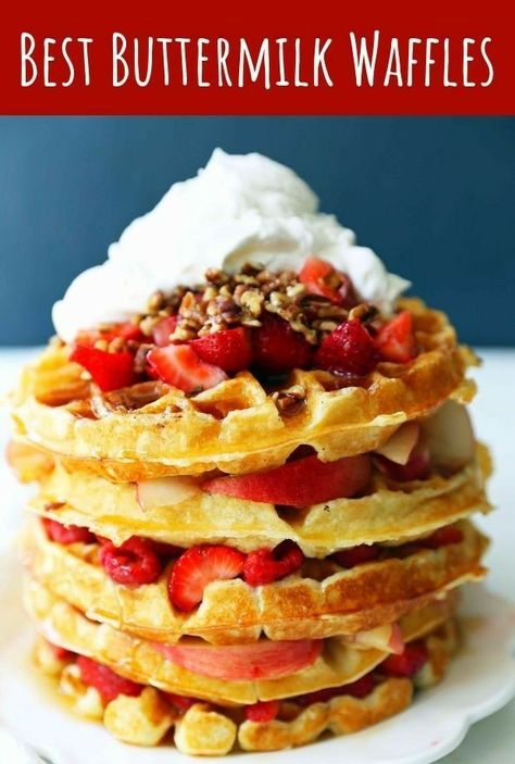 30 CRISPY WAFFLES RECIPES: FEDERER'S DIET | MURANO SPORTS Waffle Recipe Uk, Easy Buttermilk Waffle Recipe, Buttery Waffles, Waffle Recipe Easy, Buttermilk Waffle, Buttermilk Waffles Recipe, Popular Breakfast Recipes, Belgian Waffles Recipe, Easy Waffle Recipe