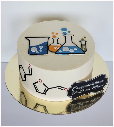 Cake Chemistry Birthday, Cake For Physics Teacher, Cake For Chemistry Teacher, Physics Themed Cake, Chemistry Themed Cake, Cake Hari Guru Aesthetic, Kue Hari Guru Aesthetic, Chemistry Cake Ideas, Science Themed Cake