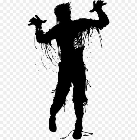 Zombie Run, Zombies Run, Clear Background, Silhouette Png, Stock Pictures, Png Transparent, Image Collection, Free Png, Transparent Png