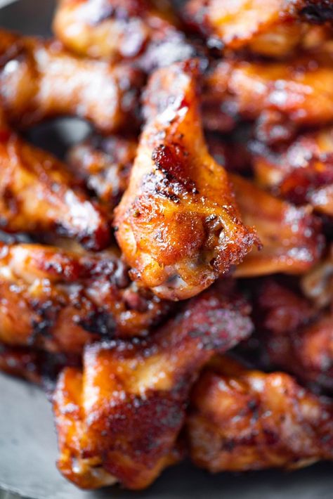 Smoked Chicken Wings Chicken Wings In Pellet Smoker, Best Smoked Chicken Wings, Traeger Smoked Chicken Wings, Pit Boss Pellet Smoker Chicken Wings, Smoker Recipes Chicken, Smoked Chicken Wings Pit Boss, Wings Recipe Baked, Smoked Wings, Smoked Chicken Wings