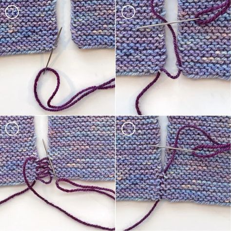 Knitting stitch patterns