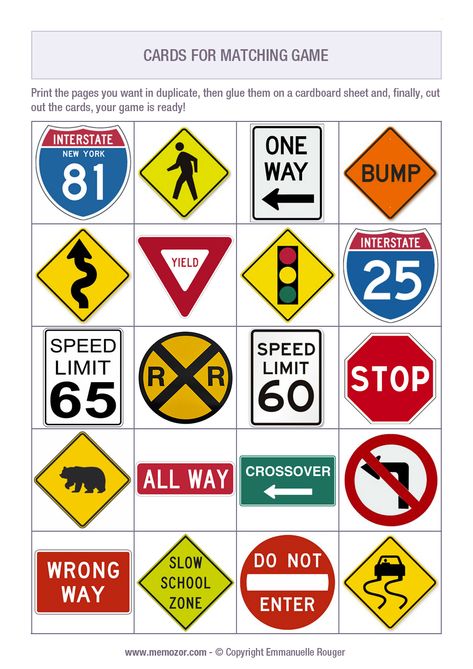 Best Way To Revise, Road Safety Signs, Road Traffic Safety, Printable Road, Table Painting, Game To Play, Safety Posters, Vbs Ideas, Printable Puzzles