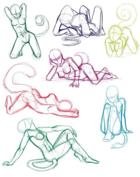 Drawing Base Laying Down, People Laying Down Reference, Laying Down Pose Drawings, Drawing Bases, Creative Drawing Prompts, Body Reference Drawing, Art Tools Drawing, Easy Drawings Sketches, Drawing Stuff