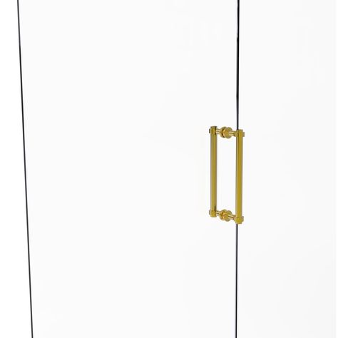 Allied Brass 404-12BB Contemporary 12 Inch Back to Back Shower Door Pull - Cape Cod Brass Bathtub Shower Door, Shower Door Handle, Hinged Shower Door, Bathtub Shower Doors, Shower Door Handles, Shower Door Hardware, Old World Style, Door Pull, Glass Shower Doors