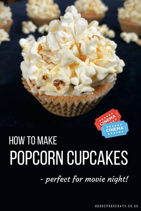 Popcorn Cupcakes, Crumble Cookie Recipe, Unique Cupcakes, Cupcake Flavors, Easy Cupcakes, Different Ideas, Classic Cookies, Dessert Decoration, Cheap Eats