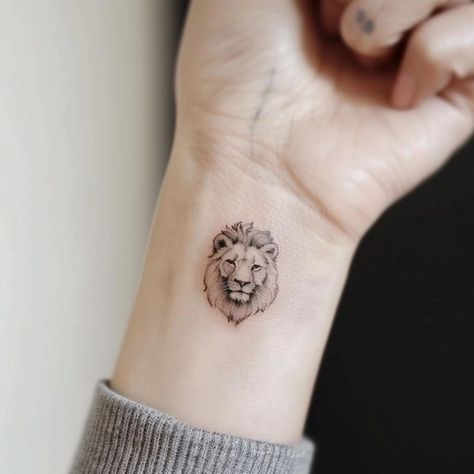 Mini Lion Tattoo, Lion Heart Tattoo, Tiny Lion Tattoo, Little Lion Tattoo, Small Lion Tattoo, Beautiful Tattoo, Lion Tattoo, Heart Tattoo, Beautiful Tattoos