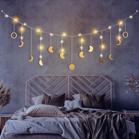 Astrology Room, Celestial Room, Moon Decor, Boho Deco, Boho Wall Hanging, Christmas Room, Wall Hanging Decor, Bedroom Aesthetic, Aesthetic Bedroom