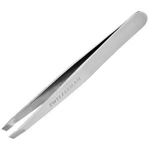 Tweezerman - Stainless Steel Slant Tweezer  in Silver #sephora Tweezerman Tweezers, Best Tweezers, Eyebrow Tools, Eyebrow Shaper, Tweezers Eyebrows, Waxing Kit, Best Eyebrow Products, Cream Eyeshadow, One Hair