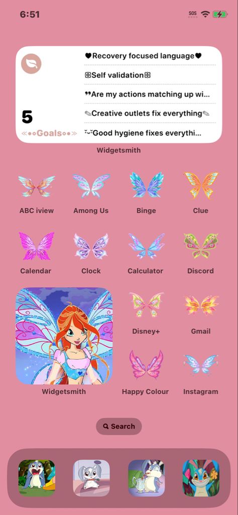 Winx Bloom Wallpaper, Bloom Winx Club Wallpaper, Ios 16 Iphone Layout, Aesthetic Ios 16, Flora Aesthetic, Layout Wallpaper, Winx Club Bloom, Themed Wallpapers, 16 Iphone