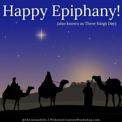 Happy Epiphany graphic Kings Day, Three Kings, Epiphany, God Is Good, Celebrities, Movie Posters