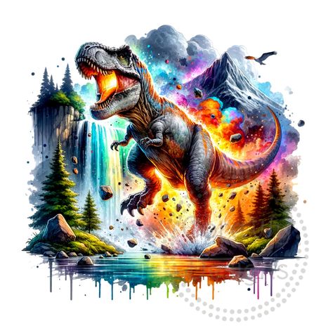 Dinosaur Sublimation, Dinosaur Watercolor, Kids Shirts Design, Dinosaur Images, Dinosaur Pictures, Tyrannosaurus Rex, Electronic Devices, Art Pictures, Silhouette Cameo