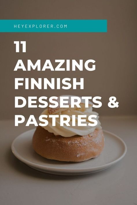 11 Absolutely Amazing Finnish Desserts and Pastries Finnish Dessert Recipes, Mini Tart Recipes Desserts, Finnish Pastries, Finnish Desserts, Scandinavian Desserts, Finnish Cuisine, Kid Cooking, Mini Tart Recipes, Finish Food