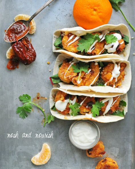 crispy honey chipotle shrimp tacos Honey Chipotle Shrimp, Chipotle Shrimp Tacos, Honey Chipotle Sauce, Healthy Chicken Fingers, Chicken Finger Recipes, Chipotle Shrimp, Low Calorie Chicken, Shrimp Taco Recipes, Honey Chipotle