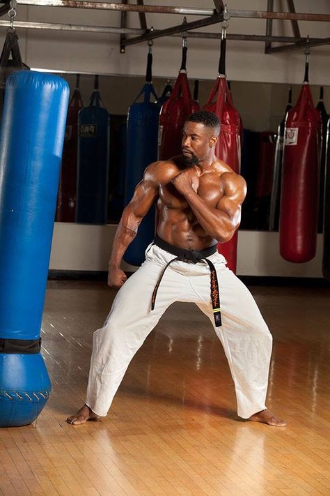 Michael Jai White Martial Arts Background, Arts Background, Jay White, Michael Jai White, Michael Taylor, Shotokan Karate, Martial Arts Techniques, Combat Art, Martial Arts Training