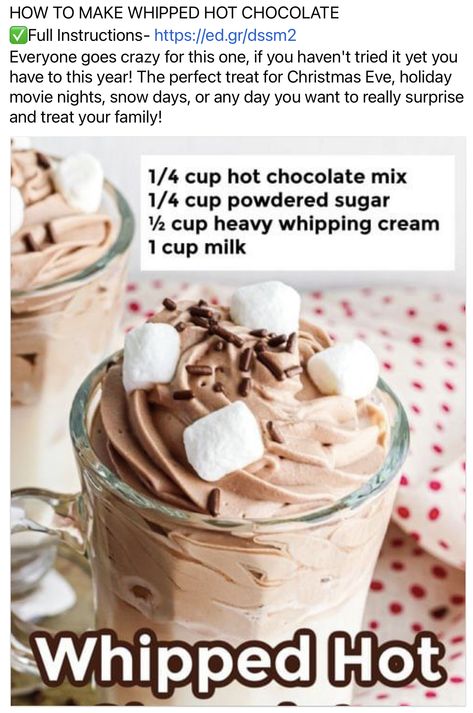 Whipped Hot Chocolate, Bakery Items, Quick Dessert, Smoothie Drink Recipes, Nutella Recipes, Easy Baking Recipes Desserts, Tasty Baking, Starbucks Recipes, Sweet Snacks Recipes