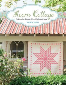 Thanks for visiting Stitch This! for a close-up look at the new book Acorn Cottage: Quilts with Simple & Sophisticated Style by Brenda Riddle. In addition to being a quilt designer and author, Brenda is also a fabric designer for Moda Fabrics. Her soft, romantic, and soothing style is especially wonderful for spring and summer. … Acorn Cottage, Cottage Quilt, Quilted Gifts, Star Quilts, Book Quilt, Barn Quilts, Moda Fabrics, Scrap Quilts, Beautiful Quilts