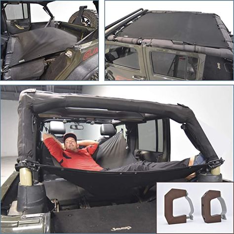 Jeep Hammock, Best Jeep Wrangler, 4 Door Jeep Wrangler, Jeep Wrangler Accessories, Wrangler Jeep, Wrangler Accessories, Cool Jeeps, Cargo Cover, On Or Off