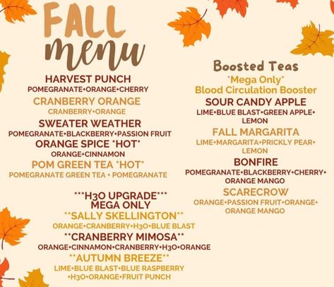 Fall Lotus Energy Drinks, Fall Herbalife Tea Recipes, Lotus Recipes, Lemonade Business, Lotus Recipe, Herbalife Teas, Healthy Cafe, Tea Recipes Diy, Energy Tea Recipes