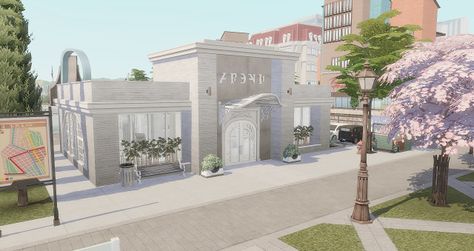 Sims 4 Nails, Spa Studio, Nail Salon And Spa, Studio Build, Blush Beauty, Willow Creek, Sims 4 Build, Yoga Studio, 2 Months