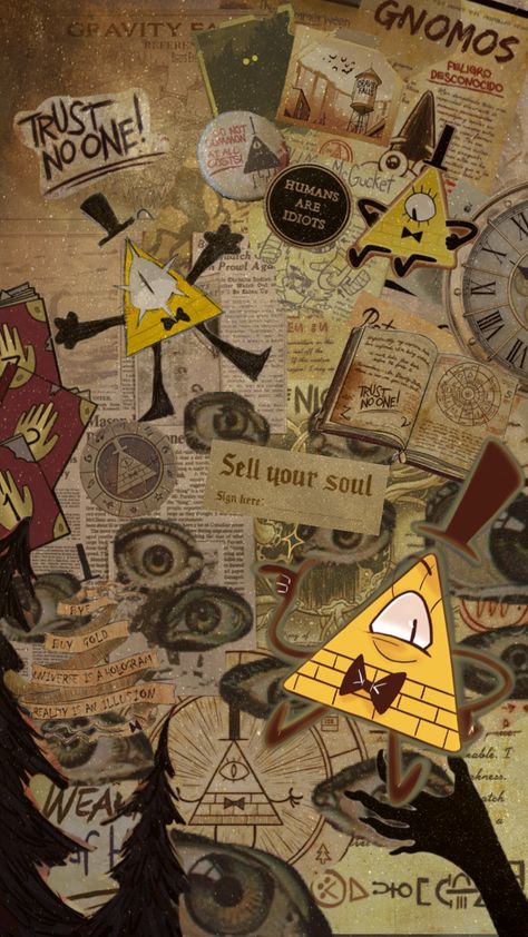 Gravity Falls Poster, The Satanic Bible, Gravity Falls Bill Cipher, Iphone Wallpaper For Guys, Whatsapp Wallpaper Cute, Gravity Falls Bill, Gravity Falls Fan Art, Mabel Pines, Gravity Falls Art