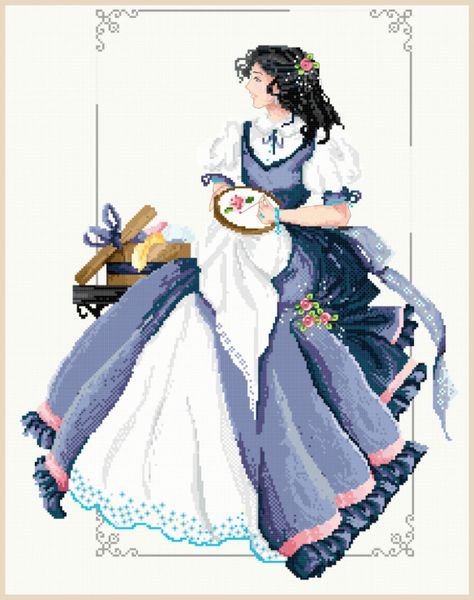 Victorian Cross Stitch, 123 Cross Stitch, Just Cross Stitch, Cross Stitch Pictures, Cross Stitch Patterns Free, Free Cross Stitch, A Cross, Cross Stitch Charts, Cross Stitch Art