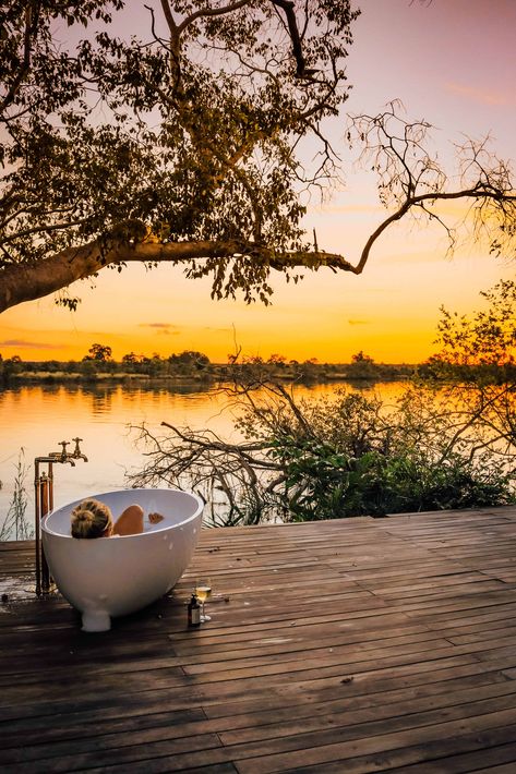 African Lodges, Safari Vacation, Eco Lodges, Outdoor Baths, Adventure Tourism, Safari Lodge, Honeymoon Travel, Travel Time, Sustainable Travel