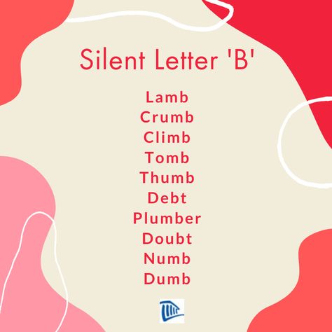 Pronunciation can be difficult - especially when there's a silent 'b'. We hope this post can serve as a reference when you're stuck on how to say some English words. #LanguageForum English Pronunciation Learning, Silent Words, Writing Prompts For Kids, Tongue Twisters, How To Say, Letter B, Learning Languages, English Lessons, English Words