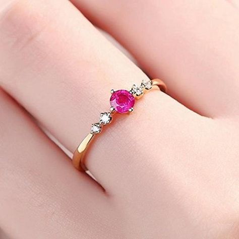 Ruby Wedding Ring Set, Yellow Gold Solitaire Engagement Ring, Ruby Wedding Rings, 14k Gold Wedding Ring, Ruby Wedding, Art Deco Wedding Rings, Engagement Rings Bridal Sets, Ruby Engagement Ring, Bridesmaid Jewelry Sets