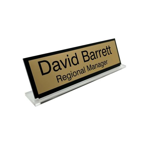 Personalised free standing Desk Name Plaque Desk Name plate Desk Name sign Work Home Office by BadgemasterShop on Etsy Office Name Plate, Personalized Desk Name Plate, Desk Plaques, Front Plate, Office Names, Personalized Desk, Name Plaque, Desk Name Plates, Decorative Borders