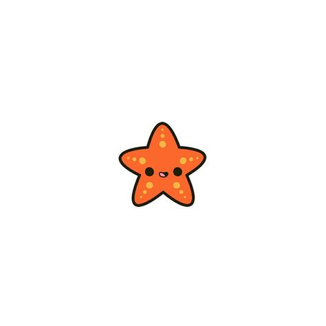 Cute Sea Animals Drawing, Starfish Drawing, Cute Small Drawings, Cute Easy Doodles, Small Drawings, Easy Doodle Art, Easy Drawings Sketches, Cute Doodles Drawings, Cute Doodle Art