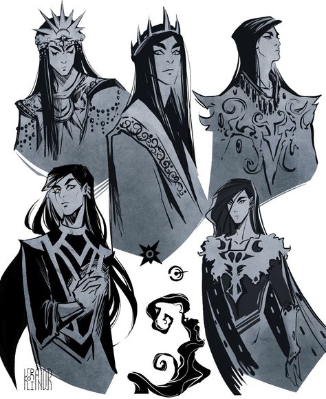 Some Sketches, Dnd Art, Fantasy Inspiration, Art Instagram, Character Designs, Maleficent, The Villain, Dnd Characters, Art Block