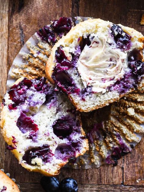 Blueberry Ricotta Muffins, Breakfast Crumpets, Lemon Ricotta Muffins, Ricotta Muffins, Blueberry Ricotta, Berry Muffins, Ricotta Recipes, Lemon Ricotta, Sweet Tart