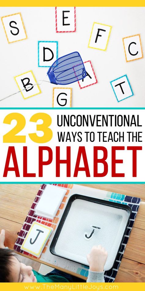 Flashcards can be boring, but they certainly don’t HAVE to be. Here is a giant list of fun and simple ways that you can use FREE printable flashcards to teach your child the alphabet at home. Games To Learn The Alphabet, Alphabet Movement Cards Free, Diy Alphabet Flashcards, How To Teach The Alphabet, Fun Ways To Teach The Alphabet, Preschool Flashcards, Abc Flashcards Printable, Teach The Alphabet, Flashcards For Toddlers