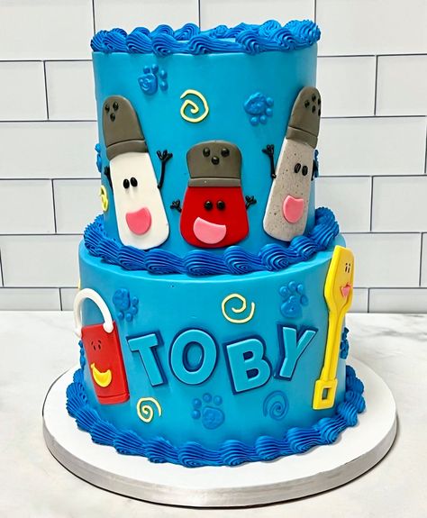 🕵️‍♀️💙 What theme is this, we'll give you a clue... A Blue's Clue #bluescluescake #kupcakekitchen #wantcake #bluescluesbirthday #bluescluesparty #bluesclues #cakeinspiration #birthdaycakeideas #birthdayideas #birthdaypartyideas #birthdayinspiration #birthdayideasforkids #customcakes #birthdaycakesforkids #birthdaycakeforkids #cakeforkids #cakeforchildren #santaclarita #santaclaritavalley #scv #scvcakes #scvfoodies #scvsmallbusiness #santaclaritafoodies Blues Clues Cake 1st Birthdays, Blues Clues Smash Cake, Fondant Blues Clues Characters, Blues Clues Birthday Cake, 2nd Birthday Blues Clues, Blues Clues 2nd Birthday Party Michaels Stores, Blue's Clues Birthday, Blues Clues Cake, Blues Clues Birthday