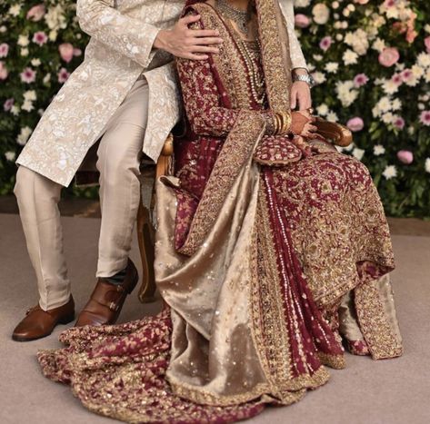 Grooms Outfit, Bridal Hijab Styles, Nikah Outfit, Eastern Dresses, Bridal Hijab, Embroidery Leaf, Wedding Lehenga Designs, Gangster Girl, Bridal Dresses Pakistan