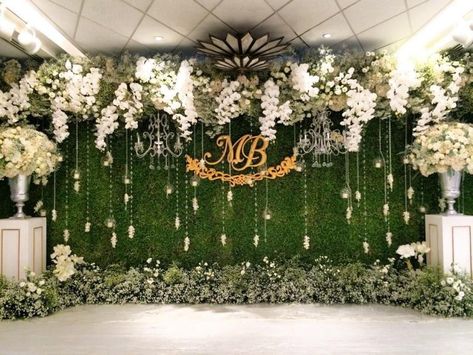 Stage Backdrop Ideas, Indian Wedding Decorations Receptions, Engagement Stage Decoration, Photowall Ideas, Reception Stage Decor, Wedding Stage Backdrop, Wedding Hall Decorations, Reception Backdrop, Wedding Background Decoration