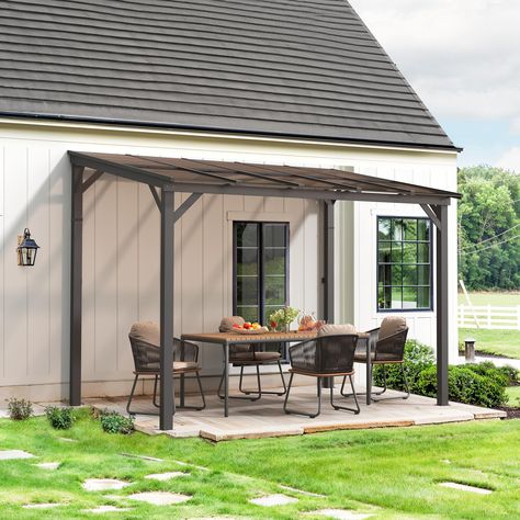 Lean To Pergola, Patio Pavilion, Porch Gazebo, Retractable Awnings, Deck Backyard, Hardtop Gazebo, Garden Canopy, Gazebo Pergola, Retractable Awning