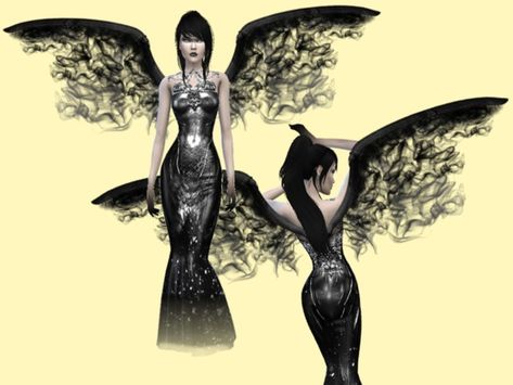 SweetCranberry's Light and Dark Wings - SClub Recolor - Mesh needed Dark Wings, Light And Dark, The Sims Resource, Sims Resource, The Sims, Sims 4, Hats For Women, Light In The Dark, Wonder Woman