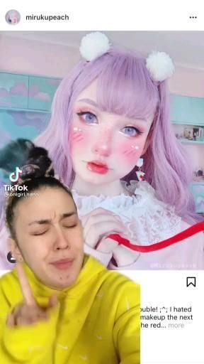 Kawaii Anime Makeup Looks, Anime Makeup Kawaii, Dollcore Makeup, Kawaii Makeup Aesthetic, Anime Makeup, Kawaii Makeup, Face Art Makeup, Alternative Makeup, Cool Makeup Looks