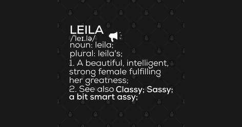 Leila Name Leila Definition Leila Female Name Leila Meaning - Leila Name , Buy your Leila Name Gifts, Leila Name Shirts, Leila Name Stickers, Leila Name Hoodies, Leila Name Mugs, Leila Name Masks now. Leila Name, Instagram Nicknames, Name Shirts, Female Names, Name Mugs, Name Stickers, Name Gifts, Favorite Things, Meant To Be