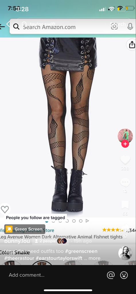 Snake Tights, Rep Era, Eras Tour, Tights, Clothes