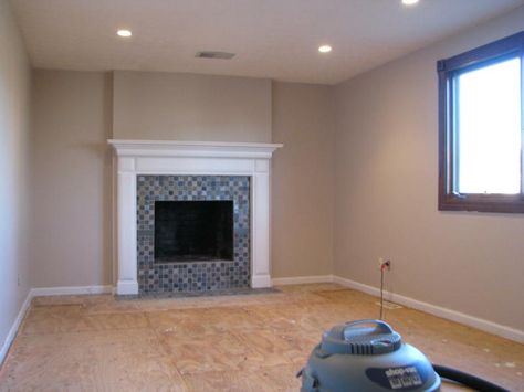 Fireplace Makeover Photos Remove Fireplace Hearth, Remove Fireplace, Removing Fireplace, Brick Fireplace Hearth, Fireplace Mantels Diy, Fireplace With Hearth, Before And After Fireplace, Brick Fireplace Remodel, Brick Hearth