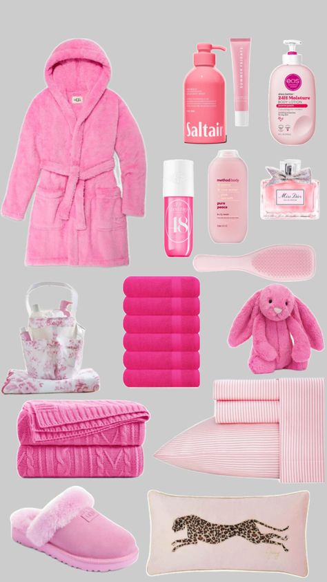 Pink dorm room inspiration, pink hygiene products,pink dorm haul,pink bedroom,pink bathroom accessories, pink fluffy robe,school bag essentials,cute pink bedroom,coquette bedroom ideas, hot pink bedroom ideas, pink Ugg’s, clean girl aesthetic,love shack fancy ,jelly cat,summer Fridays ,pink shower products ,perfume ,pink bathroom essentials,pink bedding Dorm Room Inspiration Pink, Hot Pink Bedroom Ideas, Pink Fluffy Robe, Pink Hygiene, Coquette Bedroom Ideas, Room Inspiration Pink, Cute Pink Bedroom, Hot Pink Bathroom, Hot Pink Bedrooms