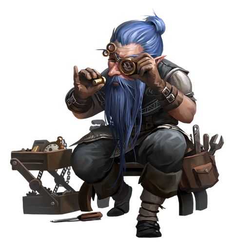 Gnome Dnd, Gnome Wizard, Steampunk Mechanic, Pathfinder 2e, D D Character Ideas, Pathfinder Character, Virtual Tabletop, Fantasy Races, Call Of Cthulhu