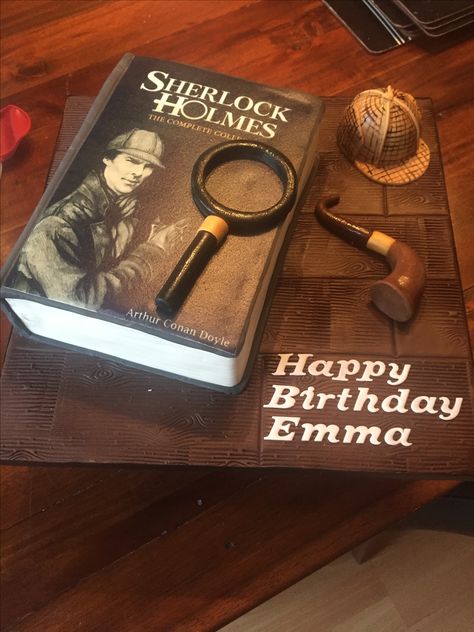 Sherlock cake Sherlock Cake, Sherlock Birthday, Bake Ideas, Diy Food, Diy Food Recipes, Birthday Cake, Happy Birthday, Baking, Cake