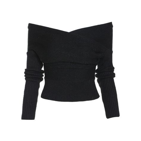 Boat Neck Wrap Front Black Sweater (105 BRL) ❤ liked on Polyvore featuring tops, sweaters, shirts, black, black boat neck shirt, black boat neck sweater, black sweater, shirts & tops and boat neck tops Wrap Front Sweater, Black Boat, Boat Neck Shirt, Bateau Neck, Boat Neck Tops, Shirts Black, Neck Wrap, Black Sweater, Dream Clothes