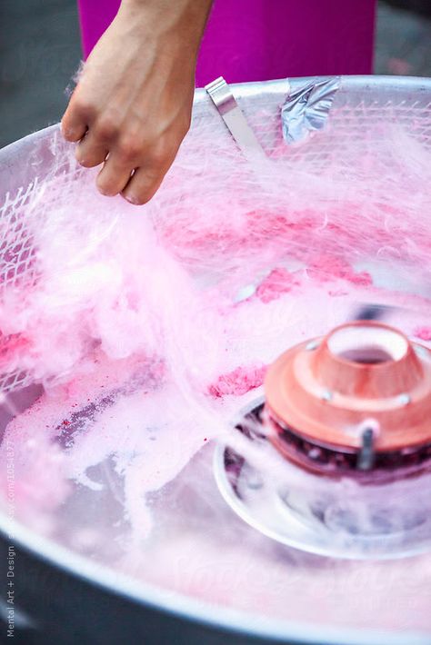 Making Cotton Candy, Candy Photography, White Marble Background, Fairy Floss, Color Me Beautiful, Candy Floss, Summer Theme, County Fair, Super Sweet