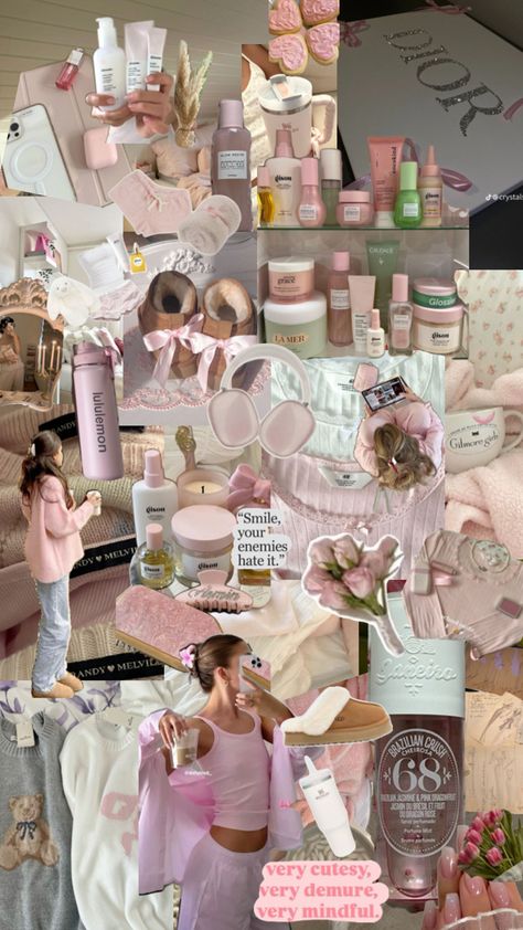 #cottagecore #pink #vanilla Pink Palettes Princess Aesthetic, Isabella Core, Coquette Wallpapers, Pastel Academia, Inspo Wall, Girl Hood, Cottagecore Pink, Board Collage, Pink Cottagecore